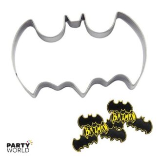 batman logo shaped cookie cutter
