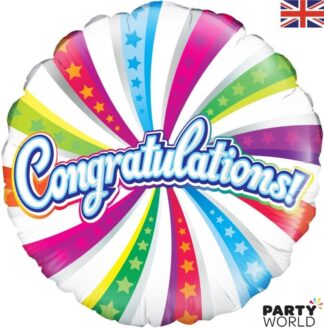 congratulations foil balloon
