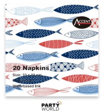 fishing themed napkins
