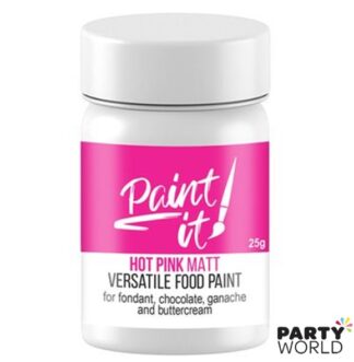 hot pink food paint
