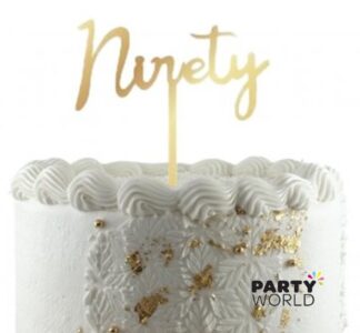 ninety cake topper 90th birthday