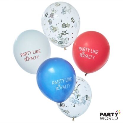 party like royalty latex balloons