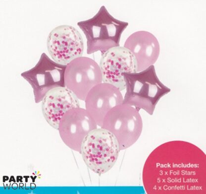 pink balloon pack
