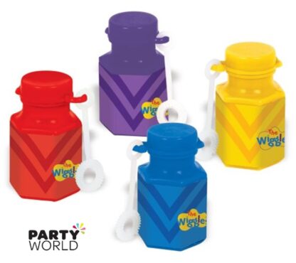 the wiggles party favours bubbles
