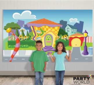 wiggles party backdrop