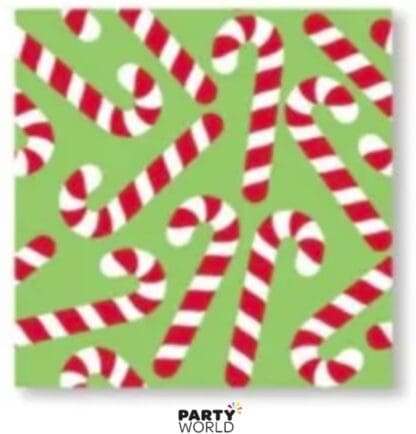 candy canes napkins