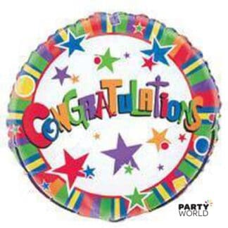 congratulation foil balloon