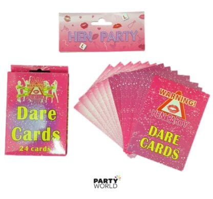 hen party dare cards