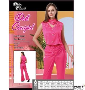 pink doll cowgirl barbie costume