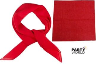 red cotton bandana