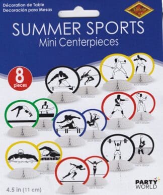 summer sports table centerpieces olympic games decorations