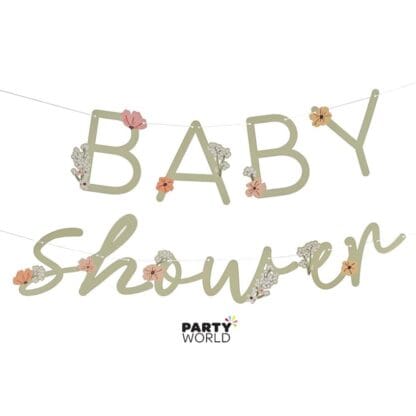 baby shower bunting
