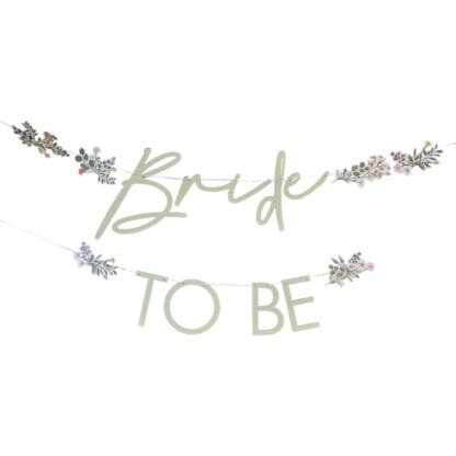 bride to be bunting banner