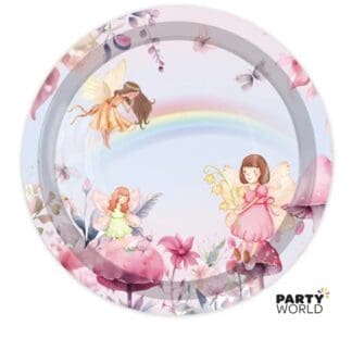 fairy party plates