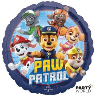 paw patrol foil balloon