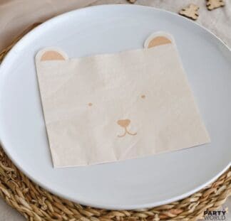 teddy bear napkins
