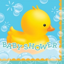 Rubber Duckie Bubble Bath Baby Shower