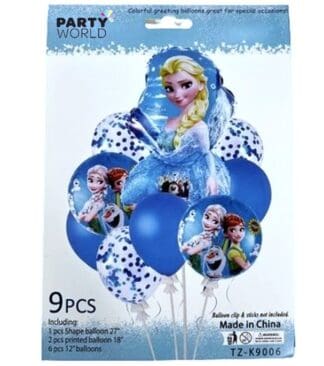 frozen party foil balloons