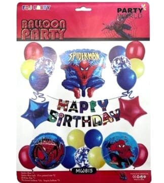 spiderman party kit