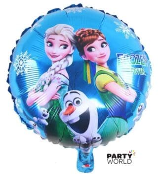 frozen party foil balloon