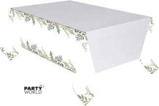 leaves paper tablecover