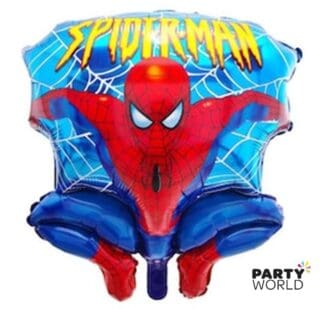 spiderman shaped foil balloon