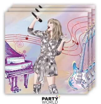 taylor swift party napkins