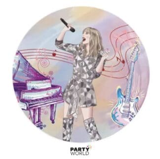 taylor swift party plates