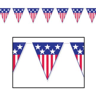 American / USA Pennant Flag Banner