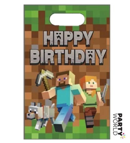 minecraft party loot bags