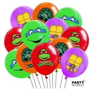 teenage mutant ninja turtles latex balloons